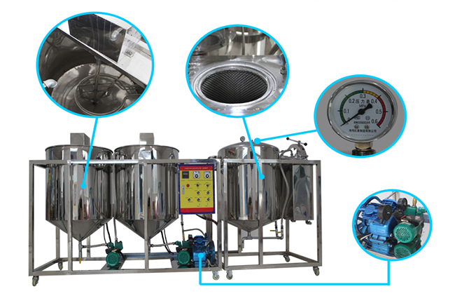 Soya oil refinery machine