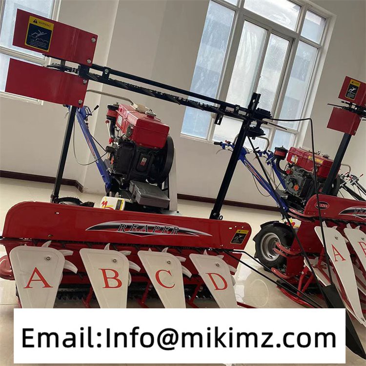Low price sale walking corn harvester corn harvest mini combine