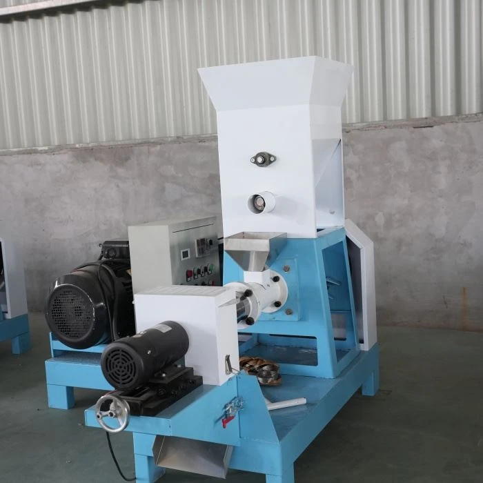 Small Floating Fish Feed Pellet Machine Extruder factory